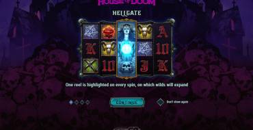 House of Doom: Interface