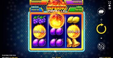 Inferno Fireballs: Prize round