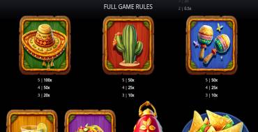 Inferno Fortune: Payout table