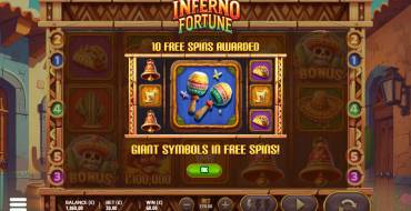Inferno Fortune: Free spins and/or respins