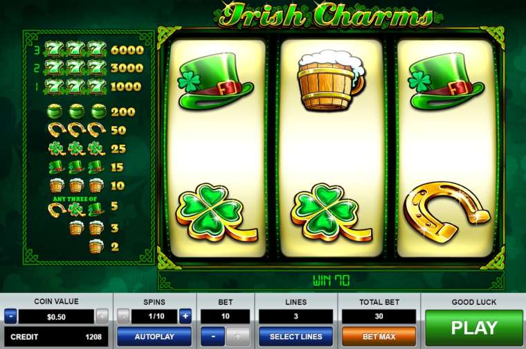 Play Irish Charms slot