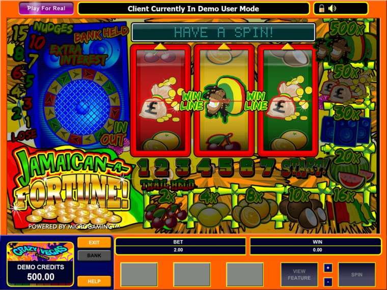 Play Jamaican A Fortune slot