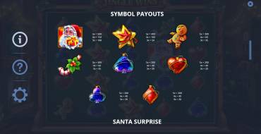 Jingle Wins: Payout table