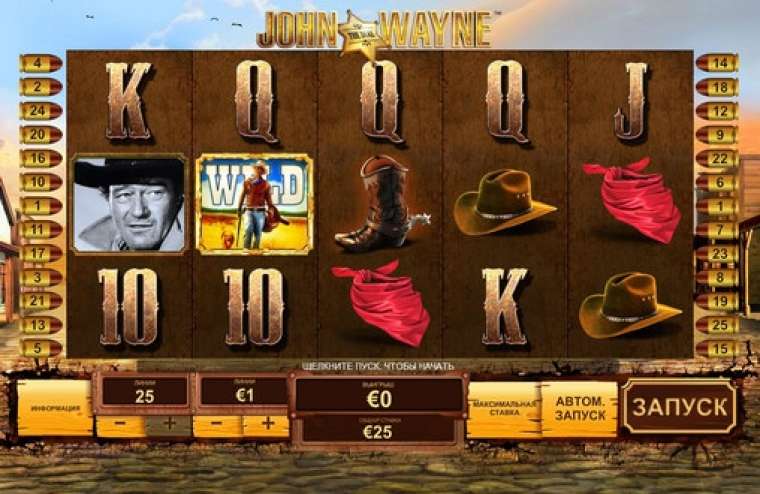 Play John Wayne slot