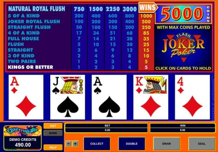 Play Joker Poker Flash