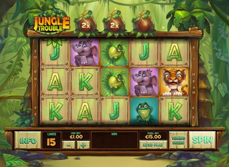 Play Jungle Trouble slot