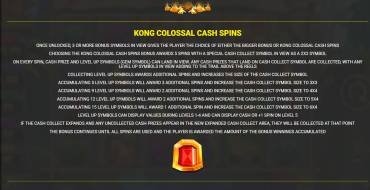 King Kong Cash 4 Even Bigger Bananas: Free spins and/or respins