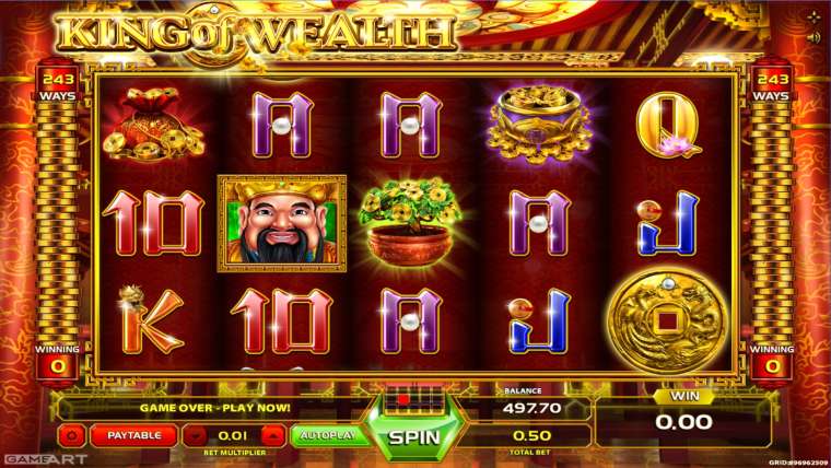 Play King of Wealth slot