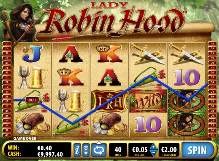 Play Lady Robin Hood slot