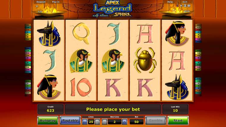Play Legend of the Sphinx slot