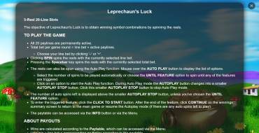 Leprechaun's Luck: Rules