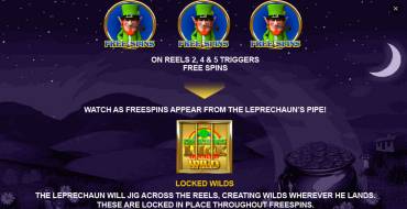 Leprechaun's Luck: Free spins and/or respins