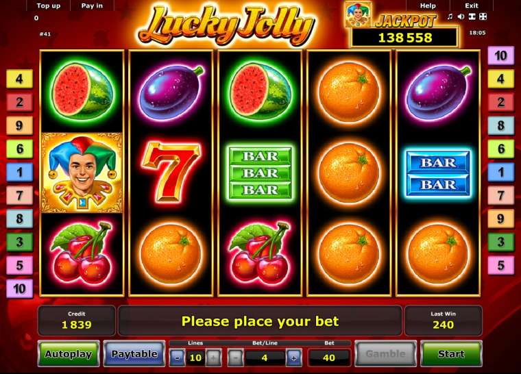 Play Lucky Jolly slot