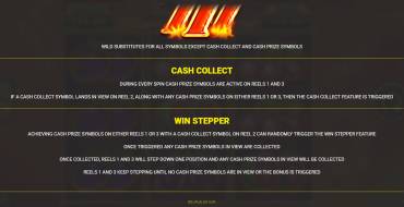 Majestic Fury Win Stepper: Bonus games