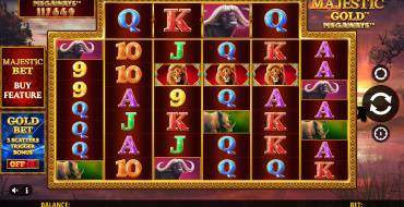 Majestic Gold Megaways: Slot machine