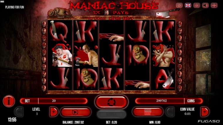 Play Maniac House slot