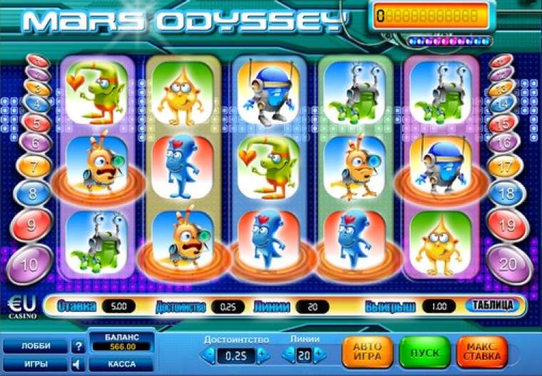 Play Mars Odyssey slot