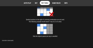 Maxiplier: Payout table