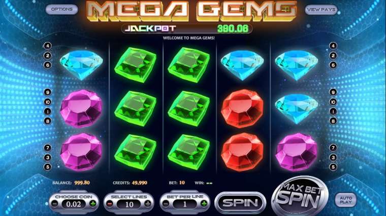 Play Mega Gems slot
