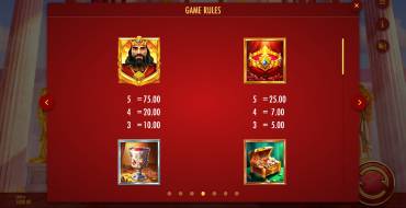 Midas Golden Touch 3: Payout table