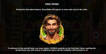 Midas Wins: Free spins and/or respins