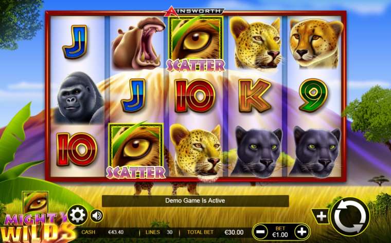 Play Mighty Wilds slot