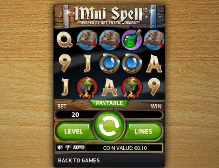 Play Mini Spell slot
