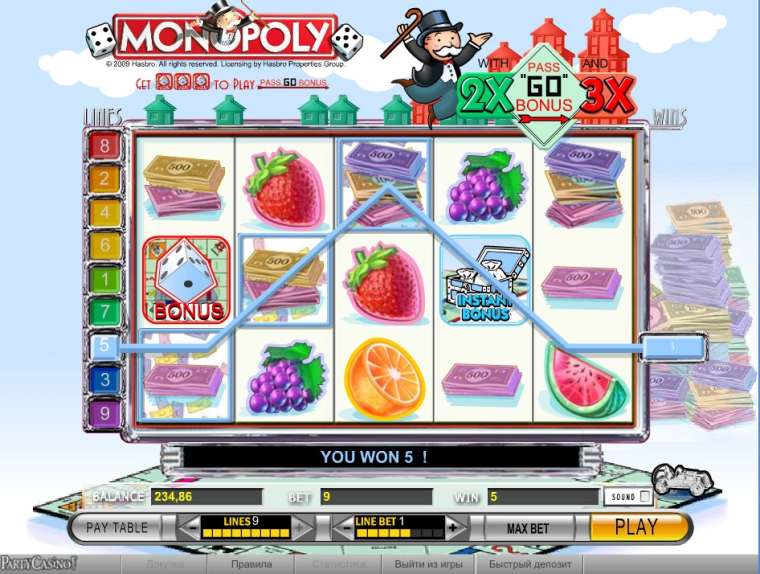 Play Monopoly slot