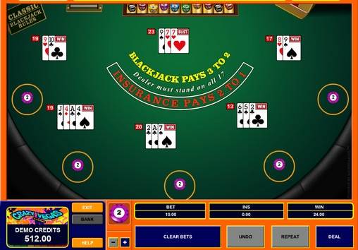 Multihand Classic Blackjack online
