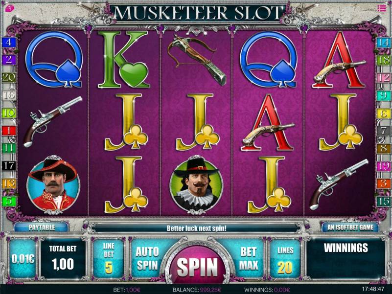 Musketeer Slot