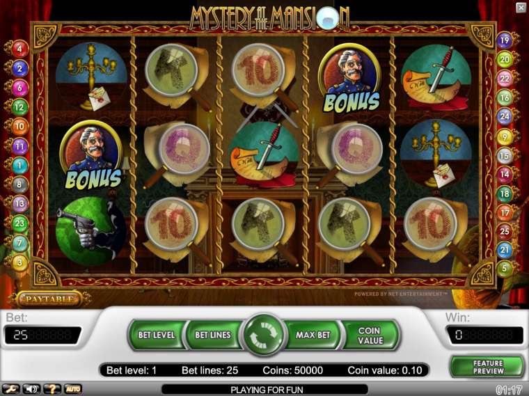 Play Mystery Mansion slot
