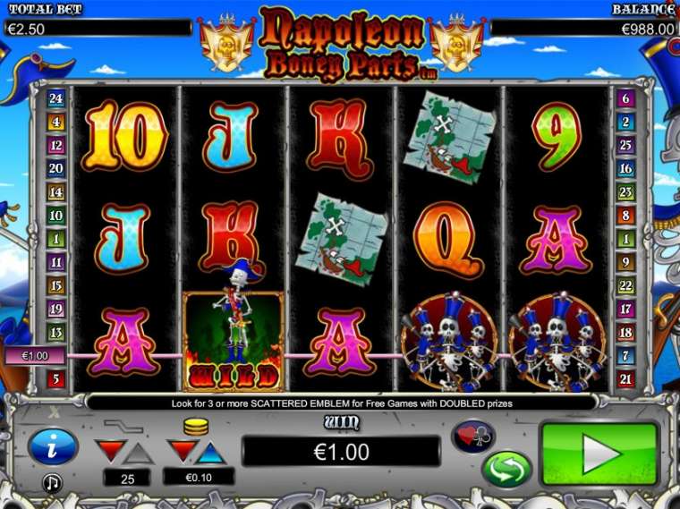 Play Napoleon Boney Parts slot