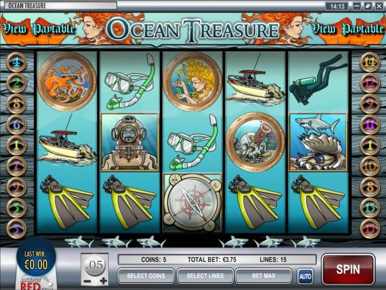 ocean treasure игровой автомат
