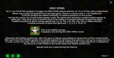 Oodles of Noodles: Free spins and/or respins