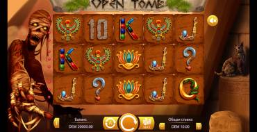 Open Tomb: Slot machine