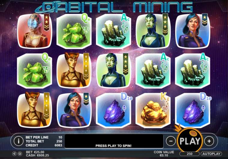 Play Orbital Mining slot