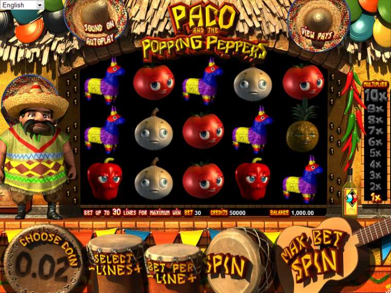 Play Paco and the Popping Peppers slot