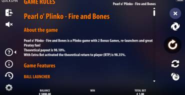 Pearl o’ Plinko – Fire & Bones: Rules
