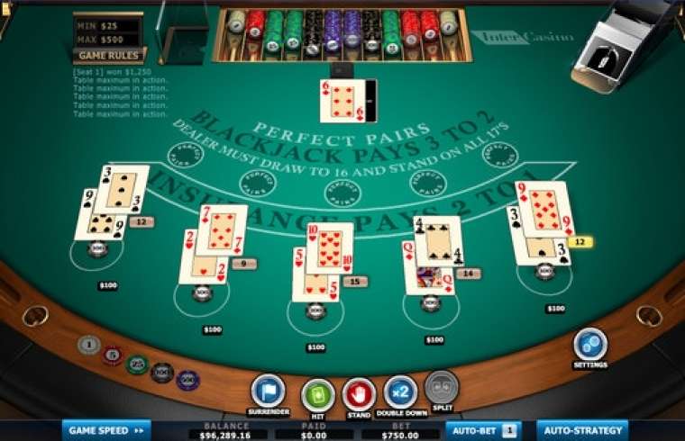 Play Perfect Pairs Blackjack