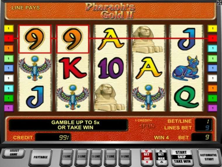 Play Pharaoh’s Gold II slot