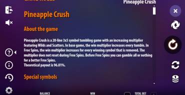 Pineapple Crush: Rules