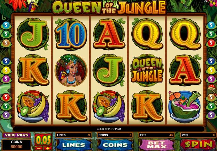 Play Queen of the Jungle slot