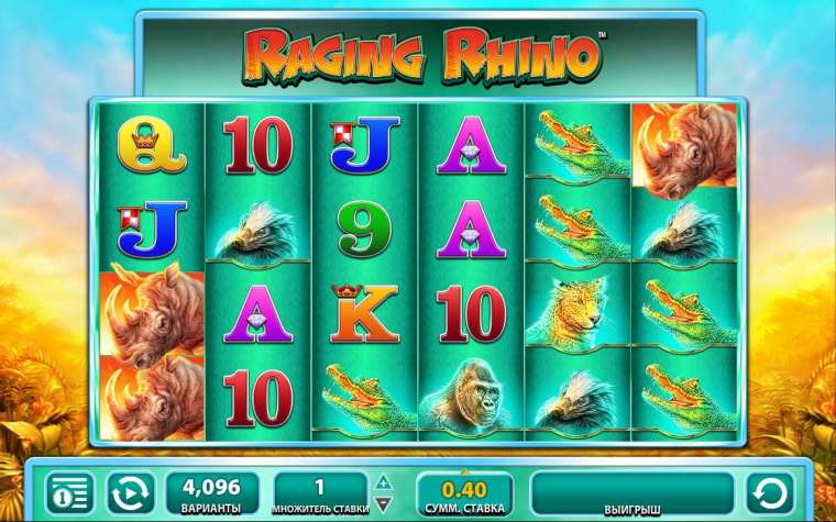 Play Raging Rhino slot