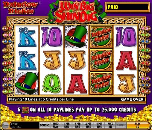 Rainbow Riches – Win Big Shindig