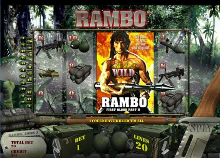 Play Rambo slot