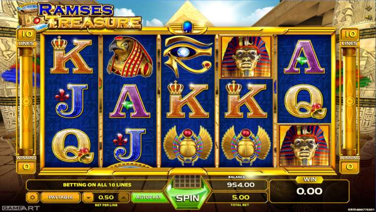 Play Ramses Treasure slot