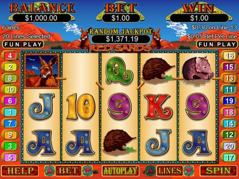 Play Red Sands slot