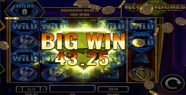 Regal Riches: Winnings