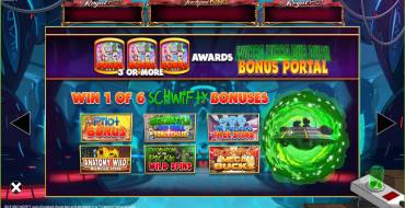 Rick and Morty Wubba Lubba Dub Dub Jackpot King: Bonus games
