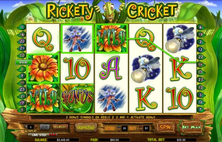 Play Rickety Cricket slot